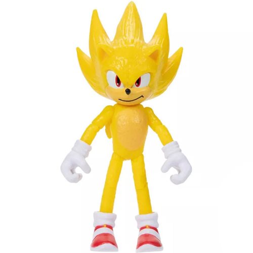 Sonic the Hedgehog 2 Movie 4" Super Sonic Figure , Not Mint