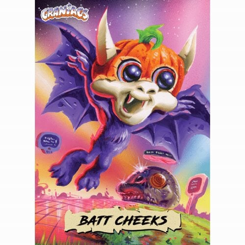 Craniacs Series 3 Skullblam Blaster Box Trading Card Display of 7 Packs