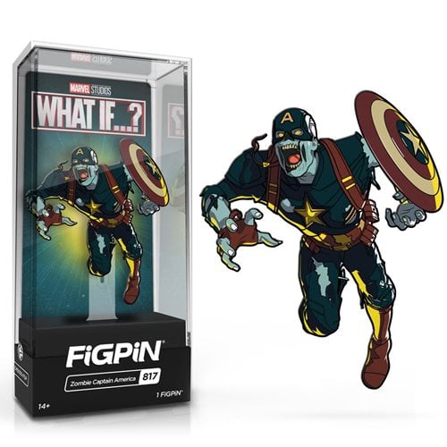 Marvel Studios What If…? Zombie Captain America FiGPiN Classic 3-Inch Enamel Pin