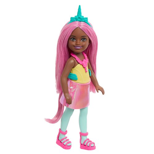 Barbie Chelsea Unicorn Doll with Pink Hair