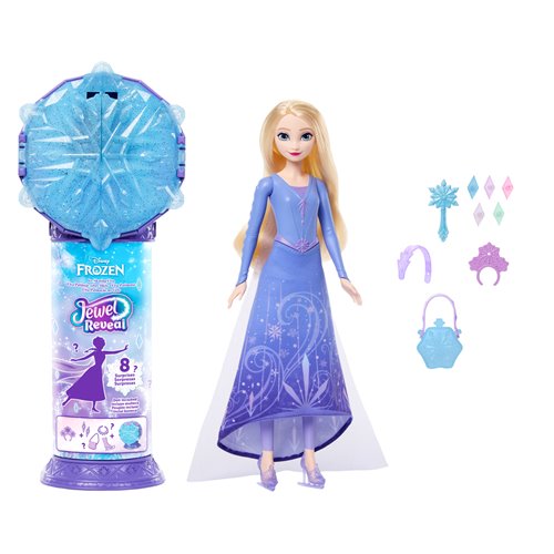 Disney Frozen Jewel Reveal Ice Skating Elsa Fashion Doll