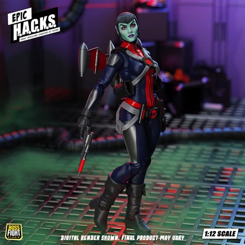 Epic H.A.C.K.S. Mercy Zaleska: Vampiron Secret Service 6-Inch Action Figure