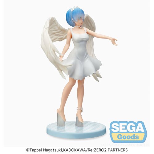 Re:Zero Starting Life in Another World Rem Demon Angel Version Super Premium Statue