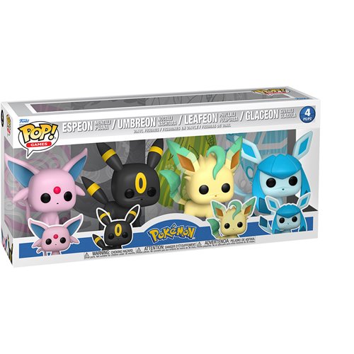 Pokemon Eevee Evolutions Funko Pop! Vinyl Figure 4-Pack