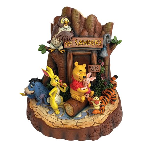 Disney Traditions Winnie the Pooh Carved by Heart by Jim Shore Statue