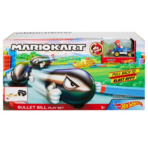 Mario Kart Hot Wheels Bullet Bill Playset