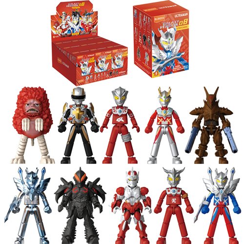 Ultraman Galaxy Version 8 Ultimate Shining Blokees Mini Model Kit Case of 9