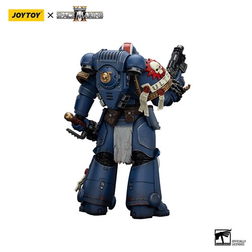 Joy Toy Warhammer Space Marine II Ultramarines Lieutenant Titus Collectors Edition 1:18 Scale Action