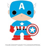 Captain America Large Enamel Pop! Pin