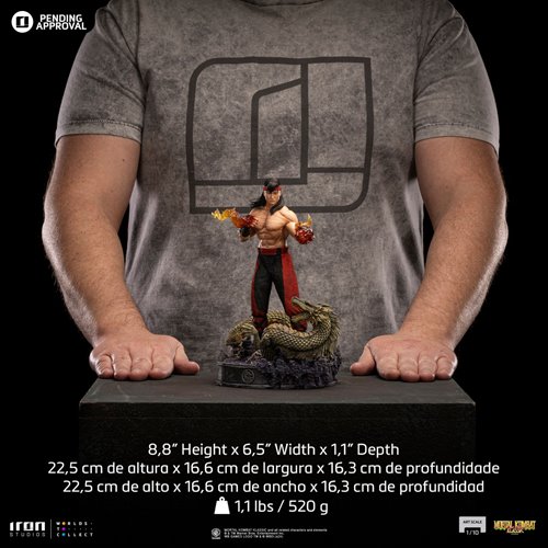 Mortal Kombat Liu Kang 1:10 Art Scale LE Statue
