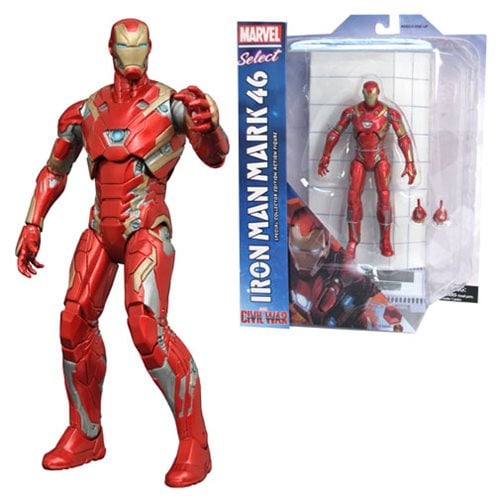 Banpresto Marvel Civil War Captain America WCF Premium Iron Man Mark 46 Set 2pcs 