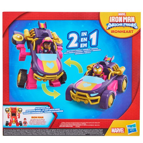 Iron Man and his Awesome Friends Ironheart 2-In-1 Mech Suit & Vehicle