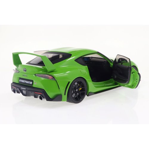 2023 Toyota GR Supra Streetfighter Edition Bright Green 1:18 Scale Die-Cast Metal Vehicle