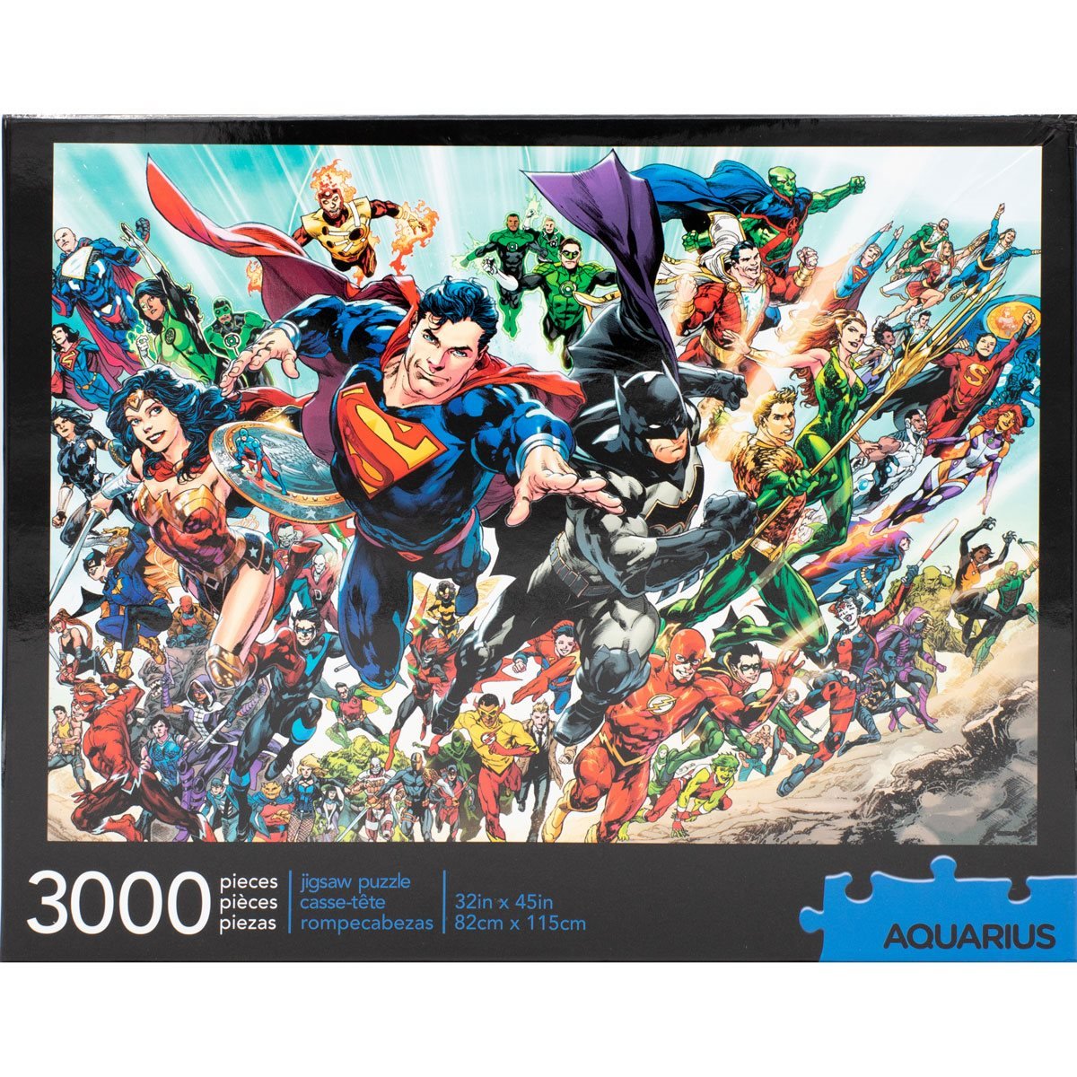 nm DC Comics Cast 3000 piece jigsaw puzzle 820mm x 1150mm 