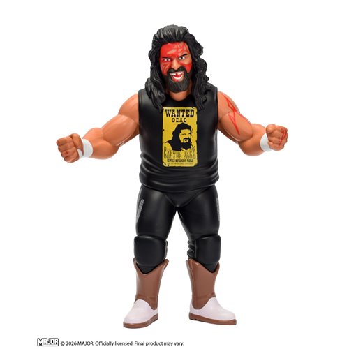 Major Big Rubber Guys Bloody Cactus Jack Posed Figure