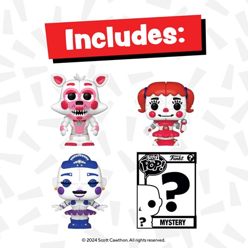Five Nights at Freddy's Ballora Funko Bitty Pop! Mini-Figure 4-Pack