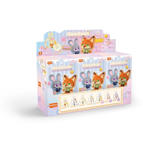 Zootopia Daadoos Art Series 01 Marshmallow Adventures Phone Charm Key Chain Case of 6