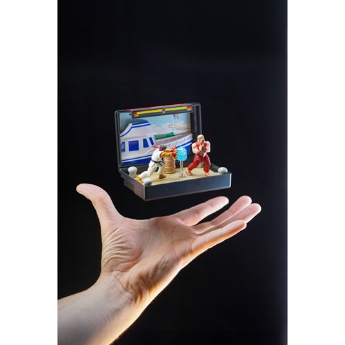 Console Heroes Sega Genesis Street Fighter II Cartridge Diorama Playset