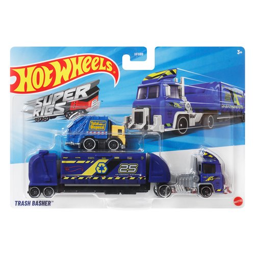 Hot Wheels Super Hauling Rig and Car 2025 Mix 4 Case of 4