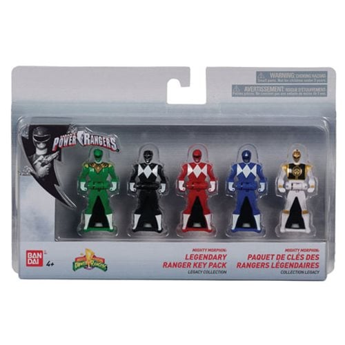 Power Rangers 25th Anniversary Ranger Keys 5-Pack Case