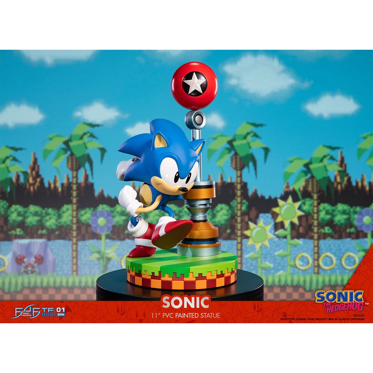 SONIC - Framed print Green Hill Zone (30x40) x2 - Abysse Corp