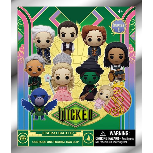 Wicked 3D Foam Bag Clip Display Case of 24