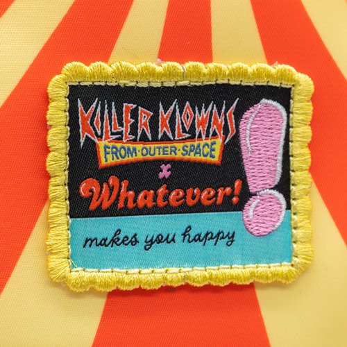 Killer Klowns From Outer Space Padded Pin Trading Tent Crossbody Bag with Bag Charm