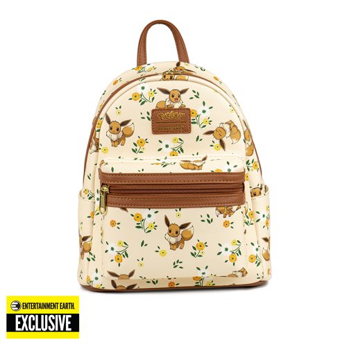 Pokemon Eevee Floral Mini-Backpack - Entertainment Earth Exclusive