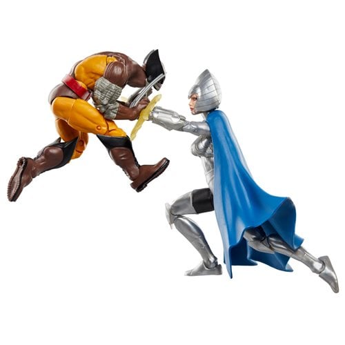 Wolverine 50th Anniversary Marvel Legends Wolverine and Lilandra Neramani 6-Inch Action Figure 2-Pac