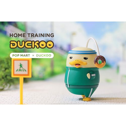 Duckoo Home Training Series Random Blind Box Vinyl Figure 8-Piece Display Tray