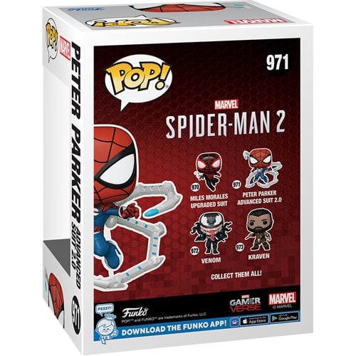 Spider-Man 2 Game Peter Parker Advanced Suit 2.0 Funko Pop! Vinyl Figure