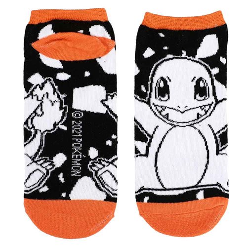 Pokemon Characters Youth Ankle Sock 5-Pack