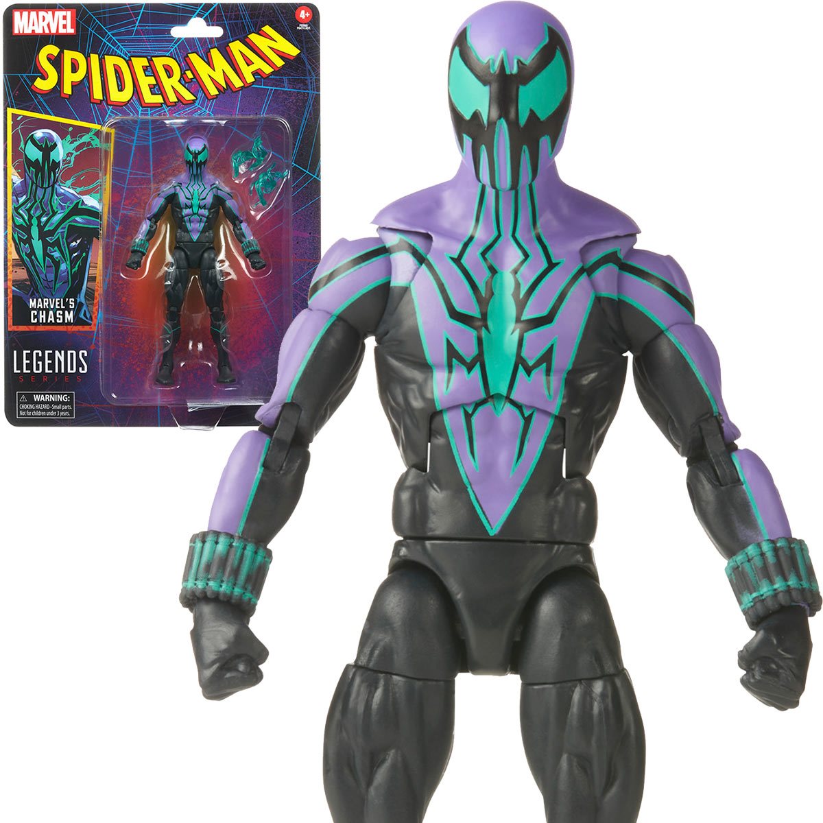 Spider Man Retro Marvel Legends Chasm Inch Action Figure