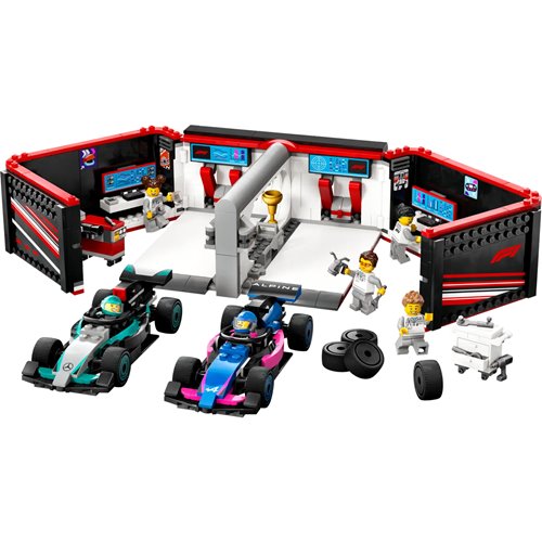 LEGO City 60444 F1 Garage & Mercedes-AMG & Alpine Cars