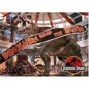 Jurassic Park T-Rex Banner Flat Magnet