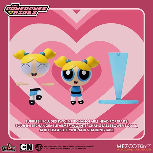 The Powerpuff Girls 5 Points Action Figures Set of 4