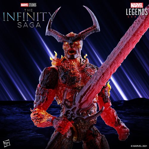 Marvel Legends Infinity Saga Thor Ragnarok Surtur 6-Inch Scale Action Figure, Not Mint