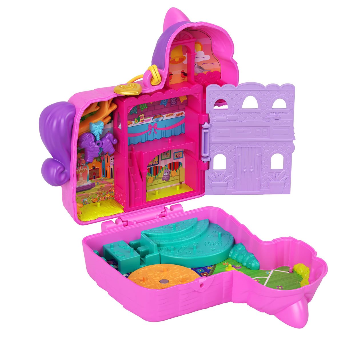 Polly Pocket Mini Toys, Pinata Party Compact Playset with 2 Micro Dolls and  14 Accessories, 1 - Foods Co.