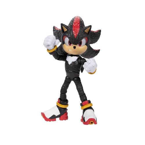 Sonic 3 Movie Shadow 5-Inch Wave 2 Figure, Not Mint