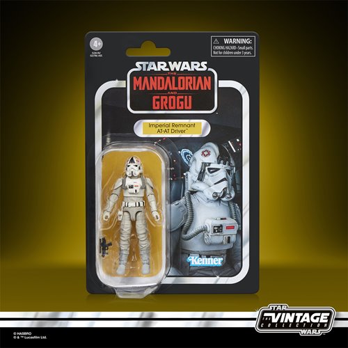 Star Wars The Vintage Collection The Mandalorian & Grogu Imperial Remnant AT-AT Driver 3 3/4-Inch Ac