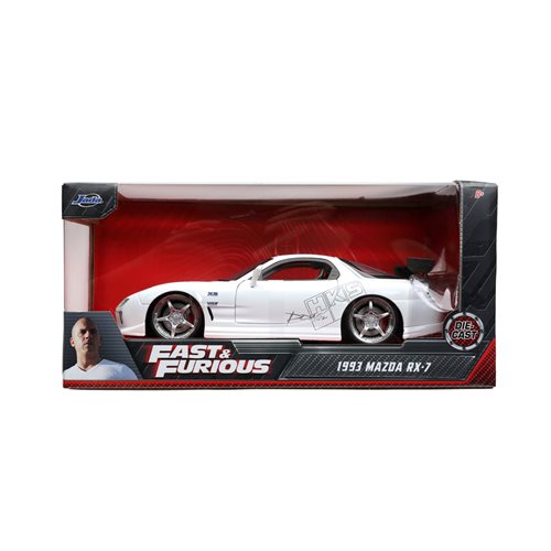 Fast and the Furious 1992 Mazda RX-7 1:24 Scale Die-Cast Metal Vehicle