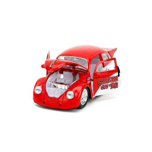 Punch Buggy 1959 Volkswagen Drag Beetle 1:24 Scale Die-Cast Metal Vehicle