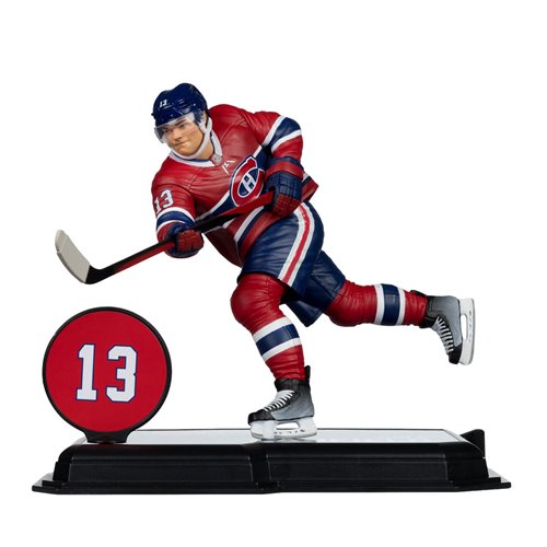 NHL SportsPicks Montreal Canadiens Cole Caufield Alternate Jersey 7-Inch Posed Figure