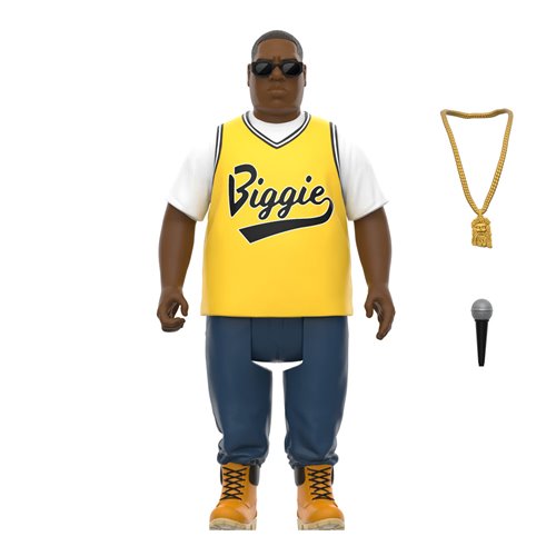 The Notorious B.I.G. (Yellow Jersey) 3 3/4-Inch ReAction Figure