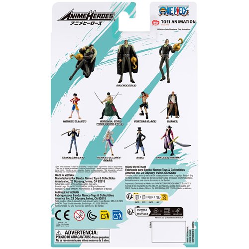 One Piece Anime Heroes Crocodile Action Figure