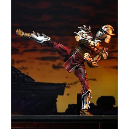 Teenage Mutant Ninja Turtles Mirage Comics Battle Damaged Shredder Classic Colors 7-Inch Scale Actio