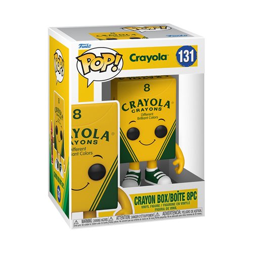 Crayola Crayon Box 8-Piece Funko Pop! Vinyl Figure