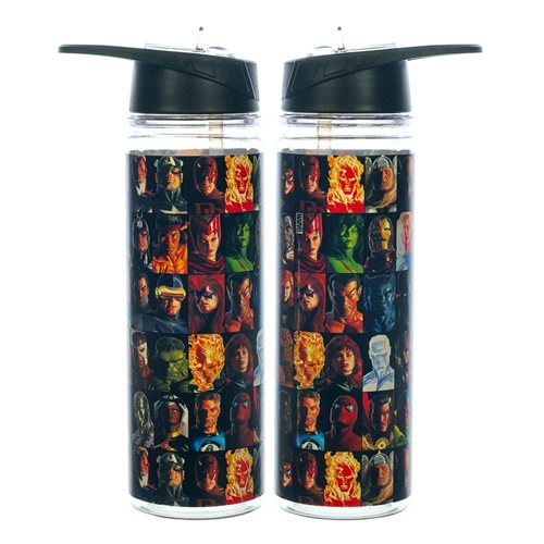Marvel Retro Character Squares 16 oz. UV Double-Wall Water Bottle