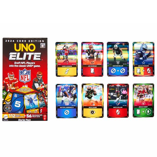 NFL UNO Elite Card Game