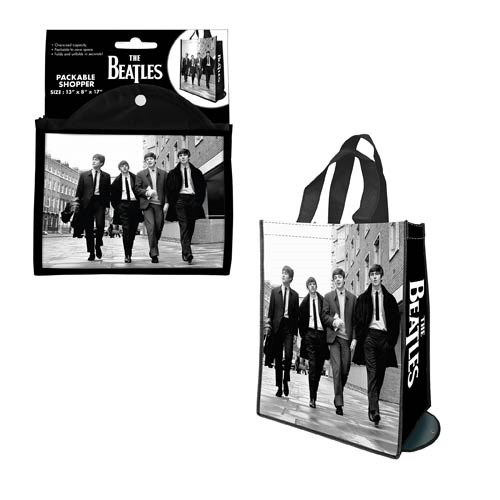 The Beatles Packable Shopper Tote - Entertainment Earth